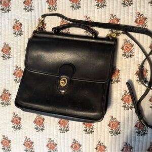 Vintage Coach Willis Bag - Black
